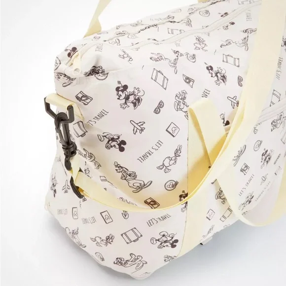 Mickey Mouse and Friends Collapsible Travel Bag - Disney Store Japan NEW - Picture 3 of 4